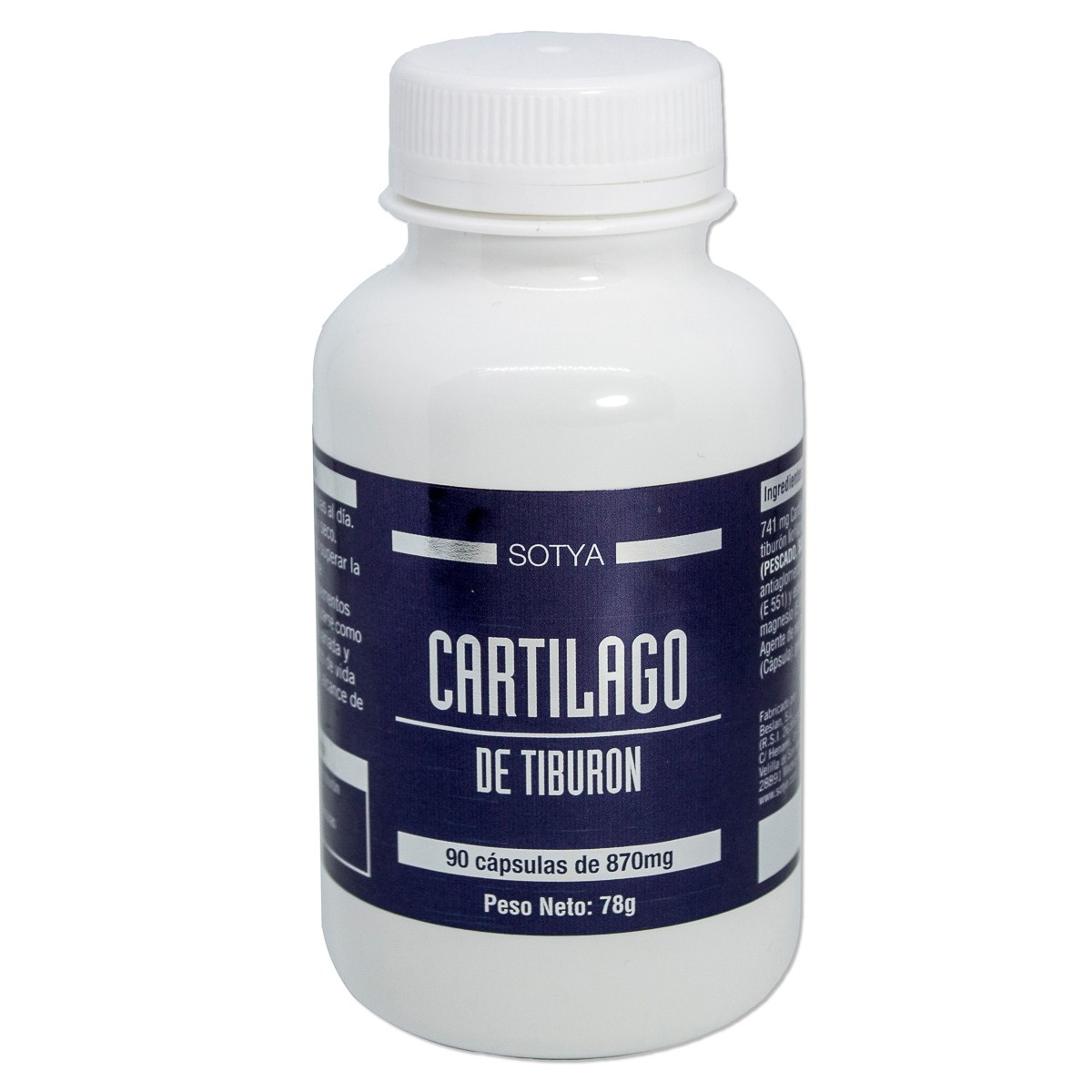 Sotya cartílago tiburón 870 90 cápsulas