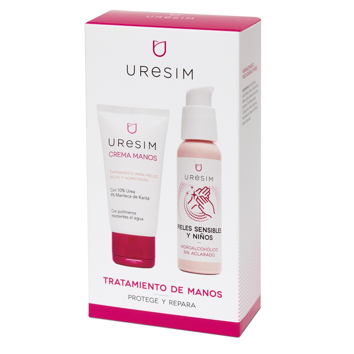 Uresim pack crema manos + gel limpiador 50ml + 60ml