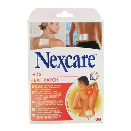 Nexcare parche calor 9,5X13cm 2u