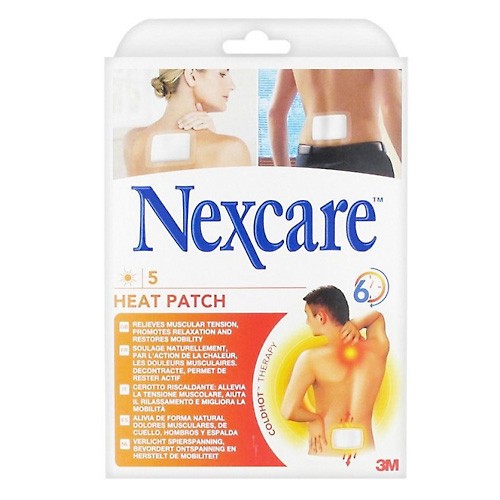 NEXCARE PARCHE CALOR 9,5X13 CM 5 UDS