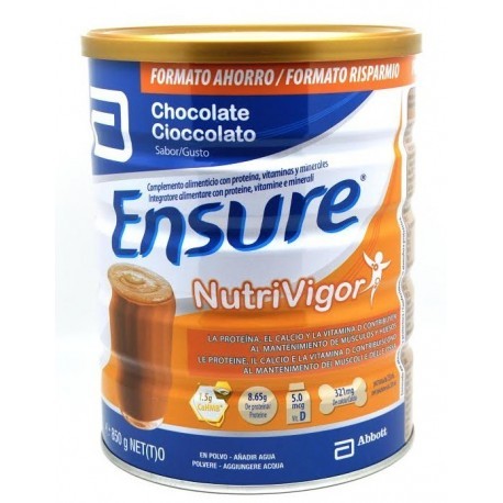 ENSURE NUTRIVIGOR CHOCOLATE 850 GR.