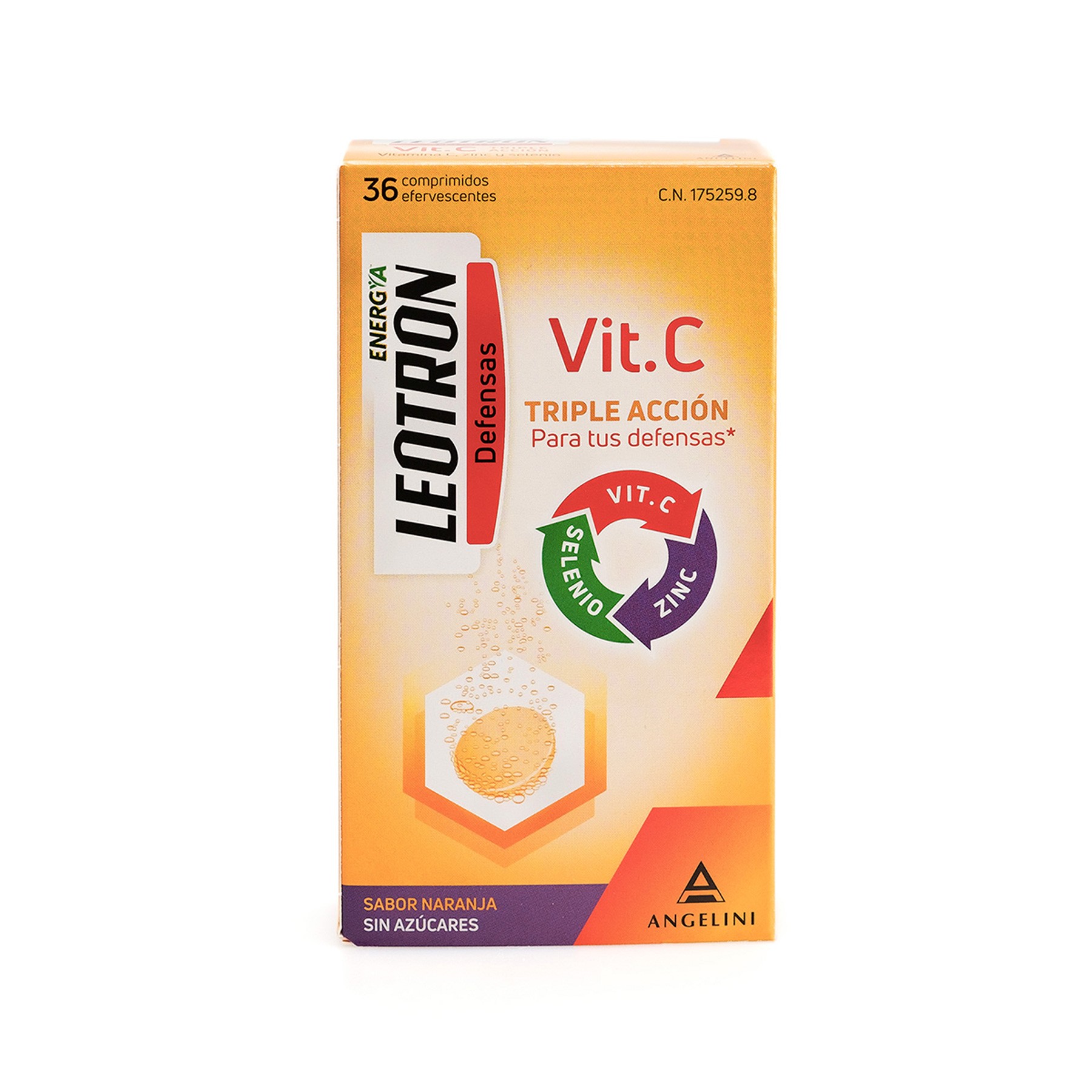 Leotrón vitamina C 36 comprimidos efervescentes