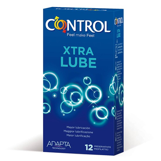 Control preservativo adapta extra lube 12 uds