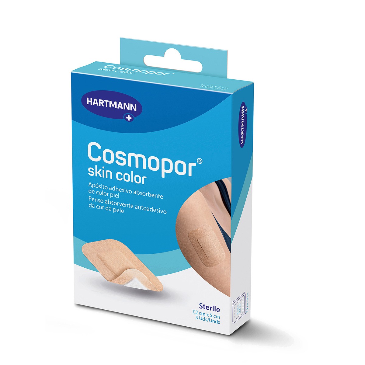 Cosmopor Skin color 7,2cm x 5cm 5uds