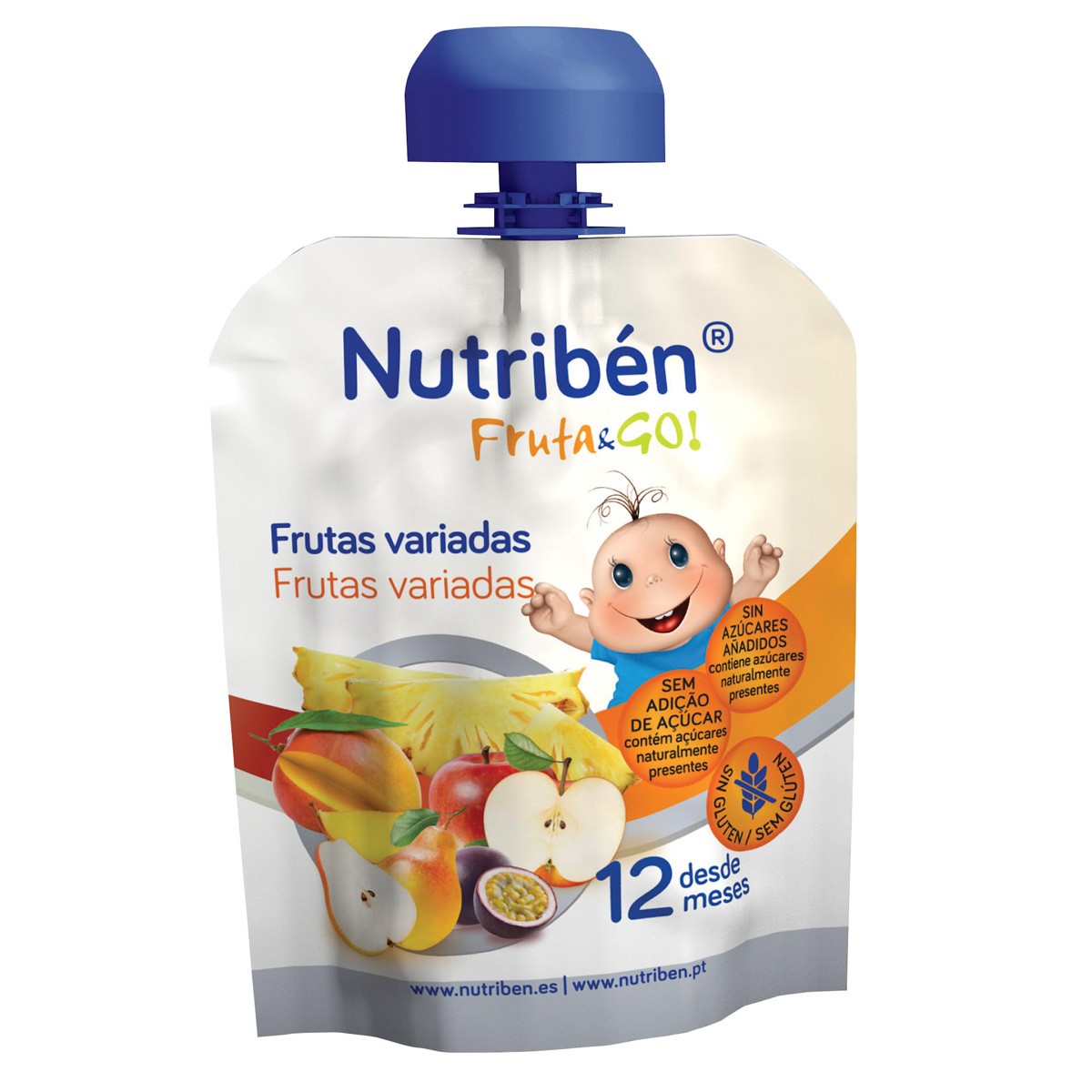 Nutribén fruta and go! Fruta variada 23ml