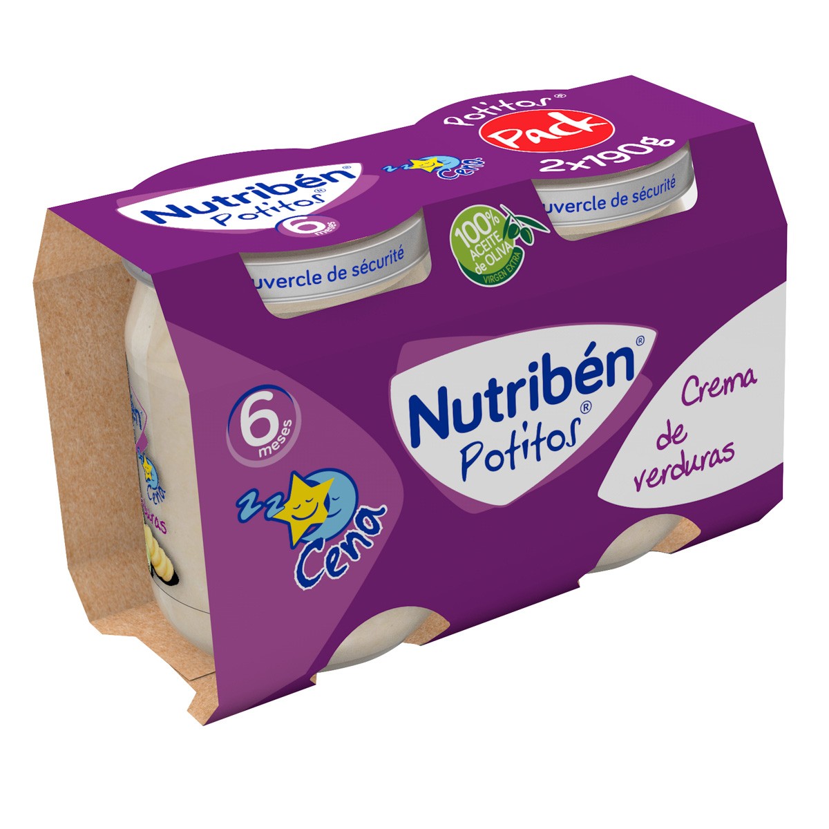 Nutriben bipack cena crema verduras 2x190g