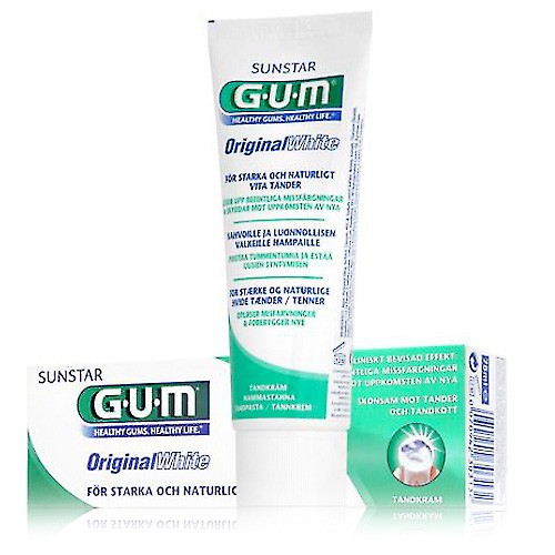 GUM ORIGINAL WHITE PASTA DENTAL 75 ML