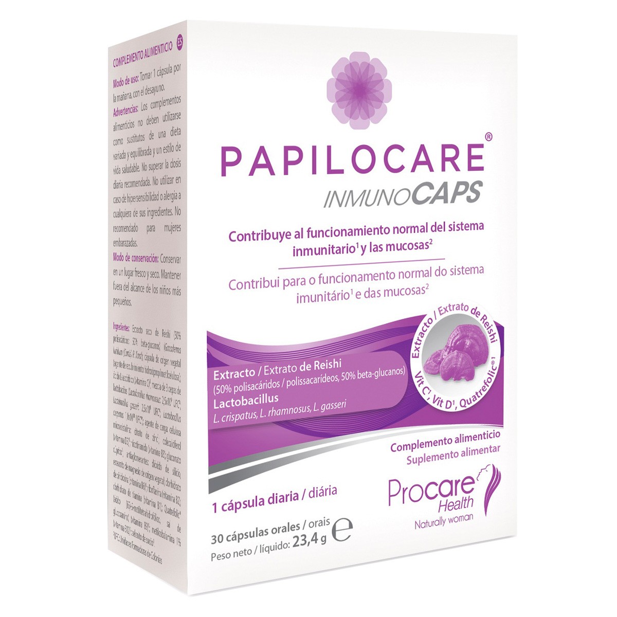 Papilocare inmunocaps 30 cápsulas