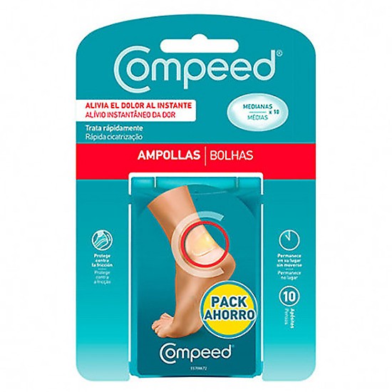 Compeed ampollas medianas pack ahorro 10u