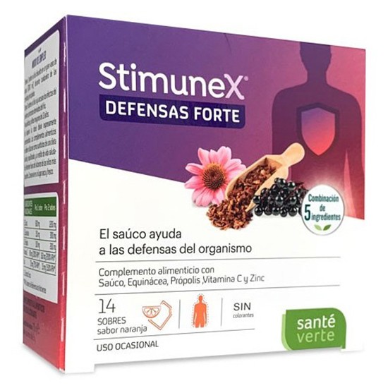 Santé Verte Stimunex Defensas Forte para el sistema inmune en sobres