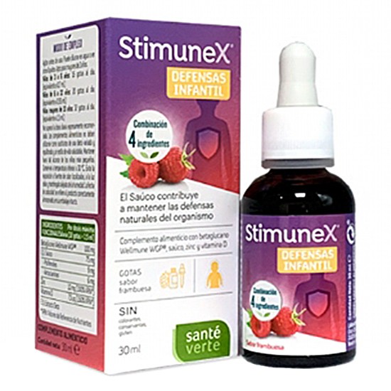 Santé Verte Stimunex Defensas Junior para el sistema inmunológico de los niños 150ml