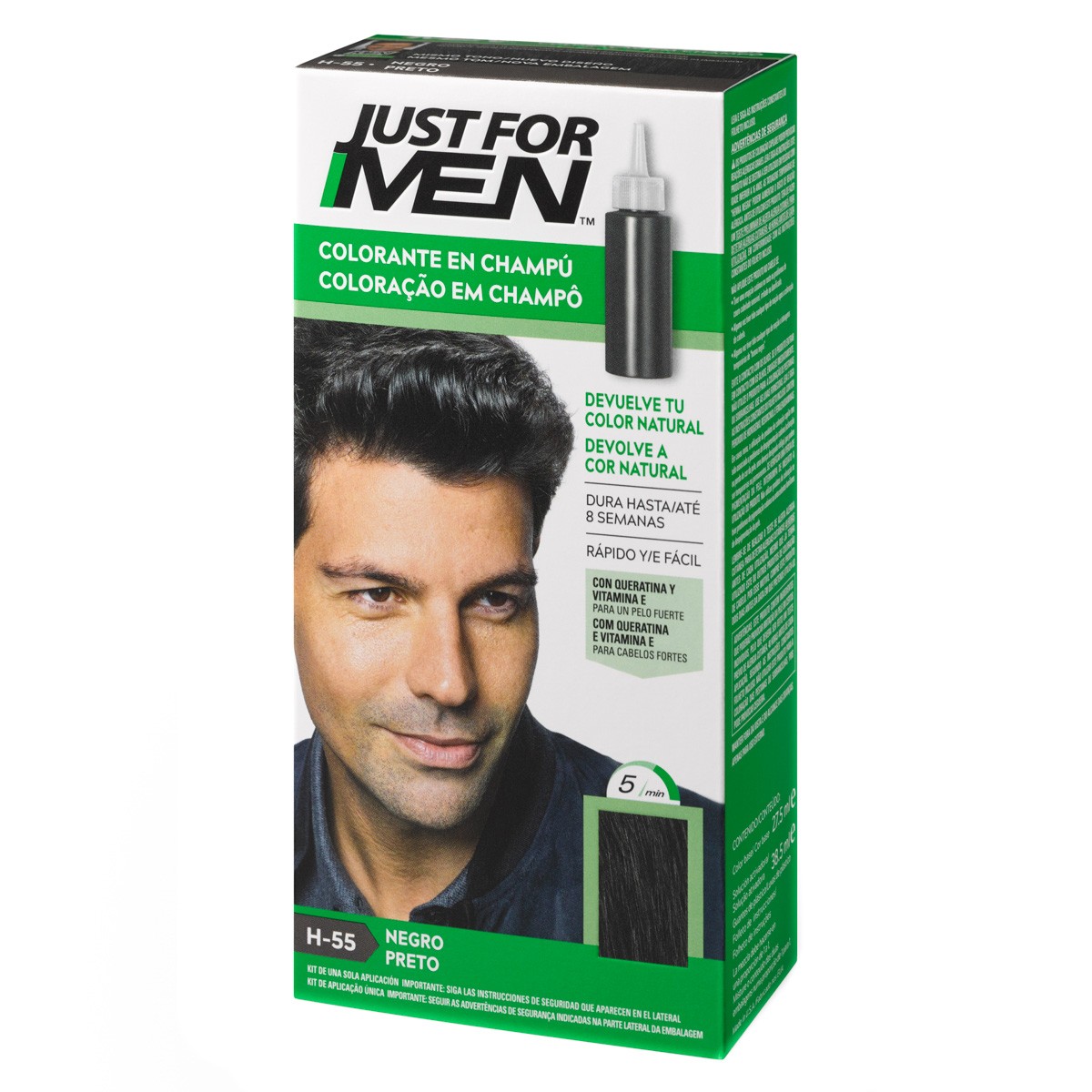 Just for men anticanas negro